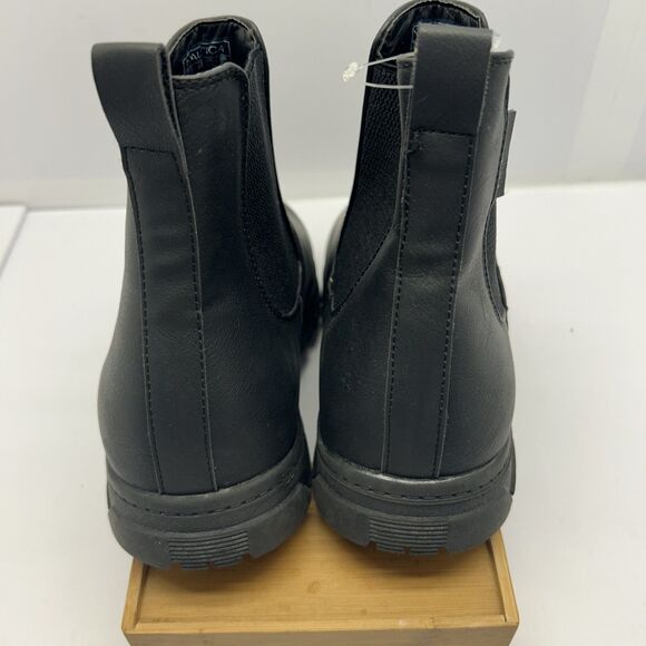 Nautica Slip On Wuzer Ankle Chelsea Boots Synthetic Mesh Side SZ 10 Men NWOB - Picture 7 of 8